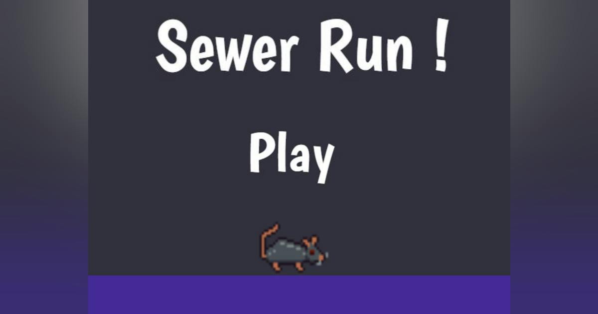 Sewer Run featuring Remy the Rat!