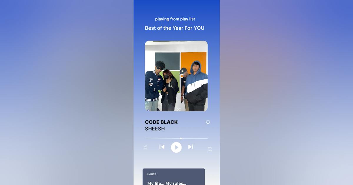 Code Balck Rapper code black